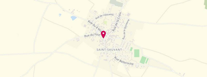 Plan de Epicerie de Village, 14 place de la Mairie, 86700 Saint-Sauvant