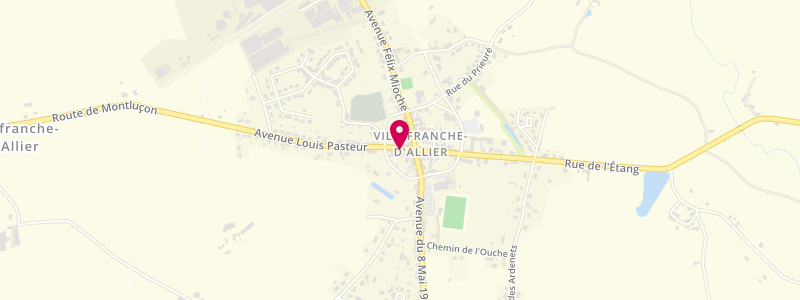 Plan de BOUCHE Jean, 19 avenue Louis Pasteur, 03430 Villefranche-d'Allier