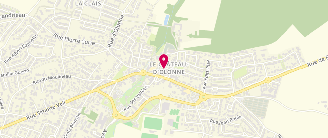 Plan de L'Oursin, 10 Rue Saint-Hilaire, 85180 Les Sables-d'Olonne