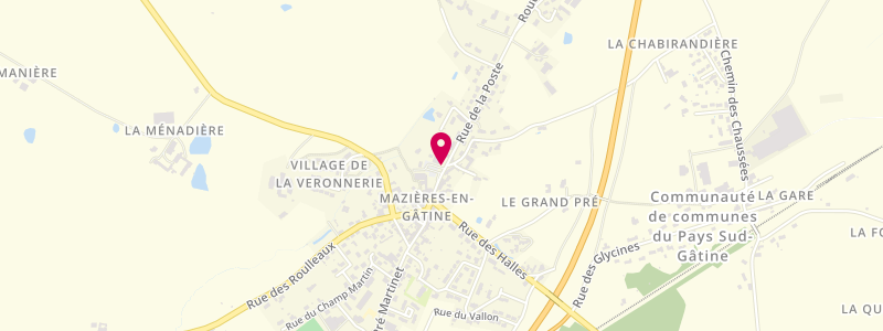 Plan de CHOLLET Colette, 12 Place Marronniers, 79310 Mazières-en-Gâtine