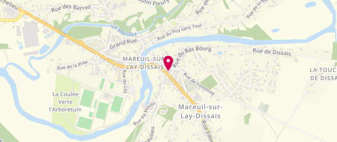 Plan de Le Totem, 19 Rue de la Boulaye, 85320 Mareuil-sur-Lay-Dissais