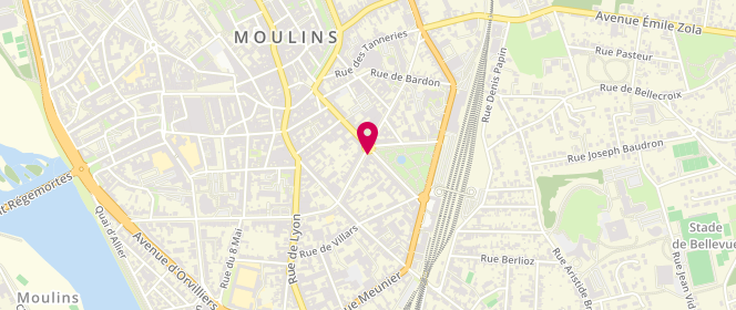 Plan de La Coupole Moulinoise, 1 avenue Général Leclerc, 03000 Moulins