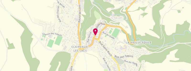 Plan de Chez Phil et Nat, 21 Grande Rue, 39130 Clairvaux-les-Lacs
