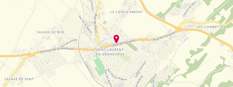 Plan de Le Saint-Laurent, 27 Bis Rue de Genève, 39150 Saint-Laurent-en-Grandvaux