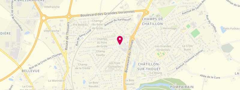 Plan de Le Parnasse, 32 Boulevard du Parnasse, 79200 Châtillon-sur-Thouet