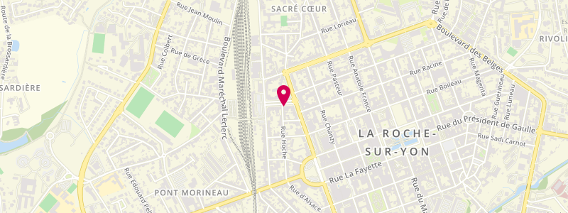 Plan de Le Cafe du Coin, La
7 avenue Gambetta, 85000 La Roche-sur-Yon