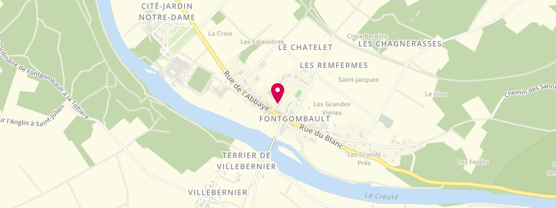 Plan de Les Fourmis, 6 Rue du Chatelet, 36220 Fontgombault