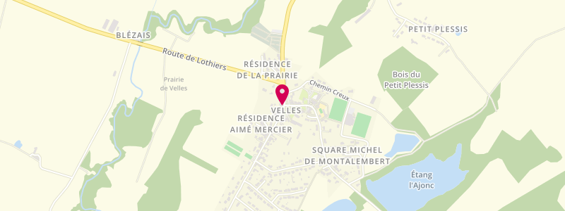 Plan de La Chavoche, 8 Route de Mosnay, 36330 Velles