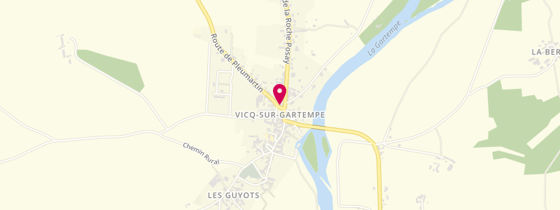 Plan de Samedi Nelly, 3 Place Bourg, 86260 Vicq-sur-Gartempe