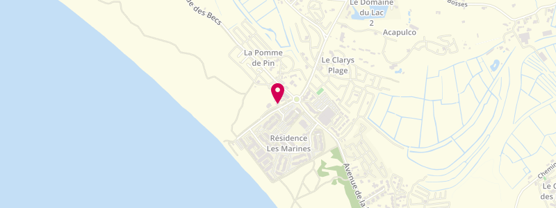 Plan de L'Escale, 14 avenue des Mouettes, 85270 Saint-Hilaire-de-Riez