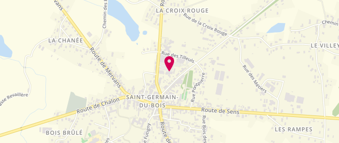 Plan de Le Carre d'As, Zone Commerciale Super U
Route de Pierre, 71330 Saint-Germain-du-Bois