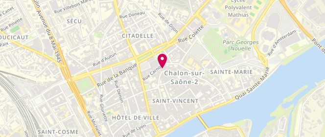 Plan de La Civette, 5 place de Beaune, 71100 Chalon-sur-Saône