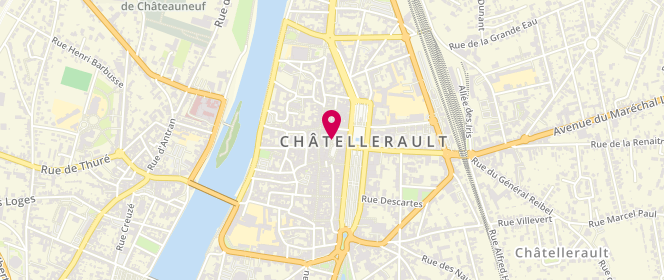 Plan de La Civette, 25 Place Emile Zola, 86100 Châtellerault