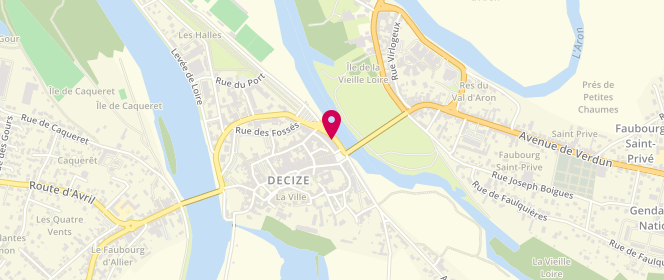 Plan de La Civette, 7 Quai de Loire, 58300 Decize