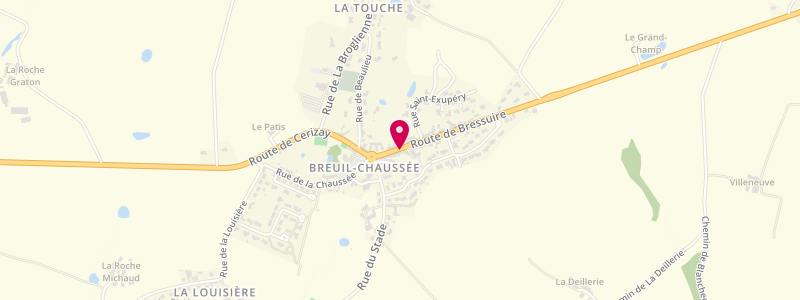 Plan de Le Méloko, 22 Route de Bressuire, 79300 Bressuire