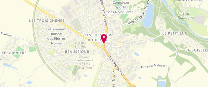 Plan de Le Barakoi, 10 Rue Georges Clemenceau, 85170 Les Lucs-sur-Boulogne