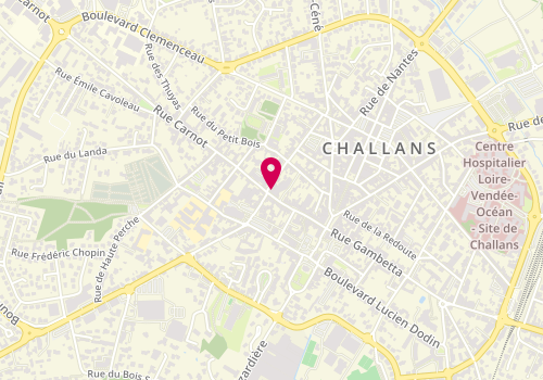 Plan de Le Carnot, 34 Rue Carnot, 85300 Challans