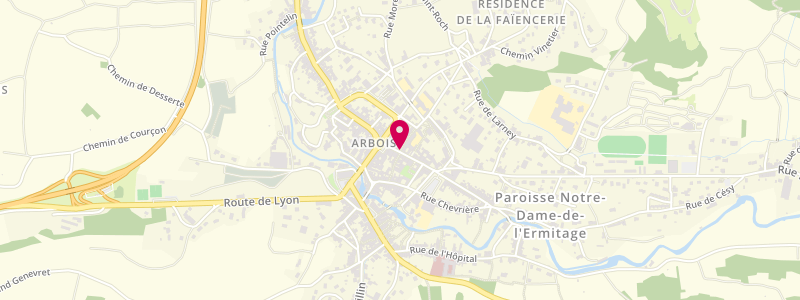 Plan de Le Vincennes, 22 Grande Rue, 39600 Arbois
