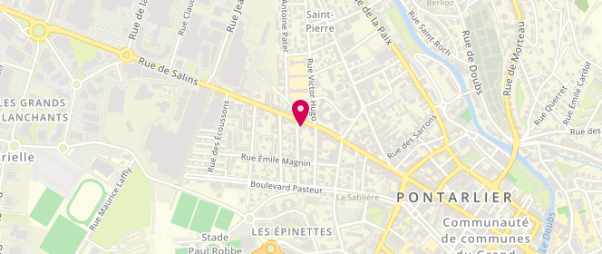 Plan de Point Nickel - TABAC EAJ CHARLIE AND CO, 29 Rue de Salins, 25300 Pontarlier