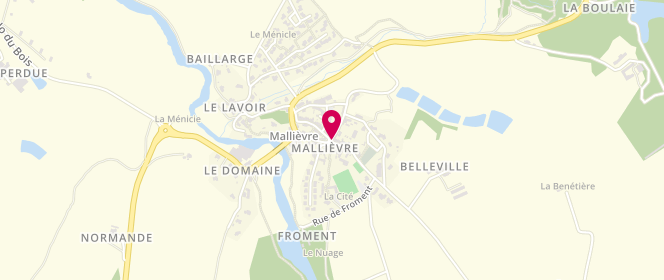 Plan de Le Trèfle, 1 Rue du Haut de la Ville, 85590 Mallièvre