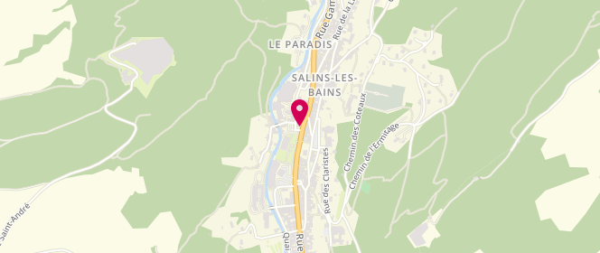 Plan de Le Salinois, 1 place des Alliés et de la Résistance, 39110 Salins-les-Bains