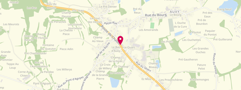 Plan de Café de la Forge, 19 Route Chalon, 71400 Auxy