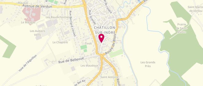 Plan de Megot 2 Filles, 27 Rue Grande, 36700 Châtillon-sur-Indre