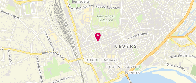 Plan de Le Brazza, 28 avenue Général de Gaulle, 58000 Nevers