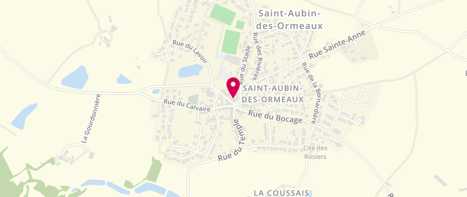 Plan de Café des Sports, 1 place de l'Église, 85130 Saint-Aubin-des-Ormeaux