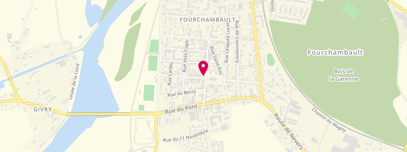 Plan de Le Diplomate, 17 Rue Gambetta, 58600 Fourchambault