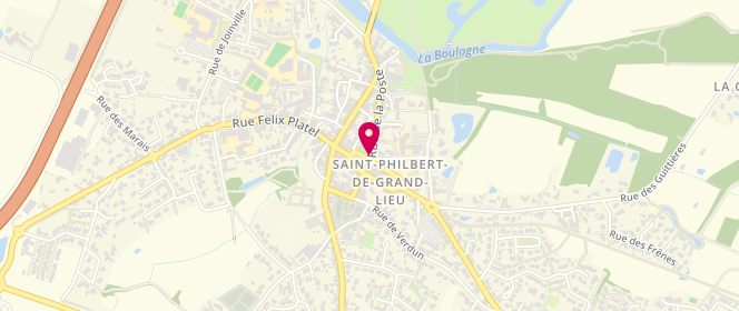 Plan de Café des Voyageurs, 6 place de l'Église, 44310 Saint-Philbert-de-Grand-Lieu