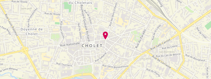 Plan de Le Saint Claude, 82 Rue Nationale, 49300 Cholet