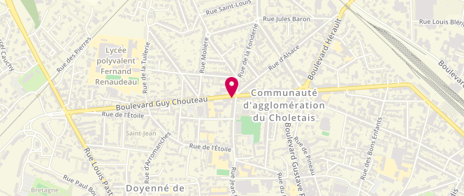 Plan de Le Reinitas, 3 Boulevard Guy Chouteau, 49300 Cholet