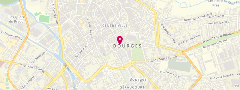 Plan de Le Victor Hugo, 42 Rue Moyenne, 18000 Bourges