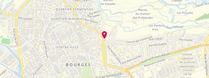 Plan de La Vivaraise, 2 Rue Charlet, 18000 Bourges