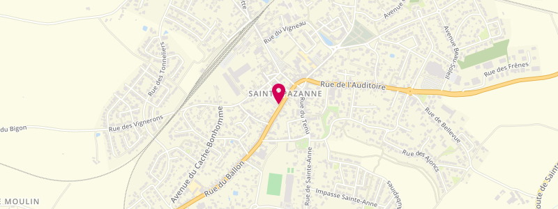 Plan de Les Tabatiers, 12 Rue de l'Hôtel de Ville, 44680 Sainte-Pazanne
