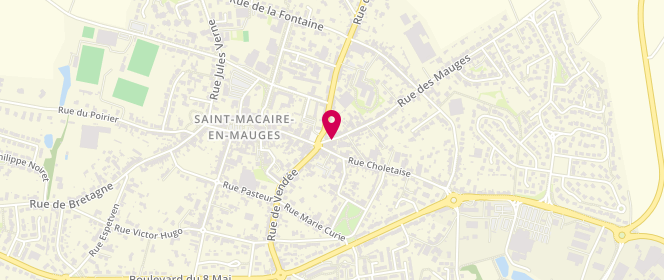 Plan de Maison de la Presse, Saint Macaire en Mauges 6 Rue Anjou Saint Macaire en Mauges, 49450 Sèvremoine