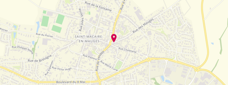 Plan de Maison de la Presse, Saint Macaire en Mauges 6 Rue Anjou Saint Macaire en Mauges, 49450 Sèvremoine