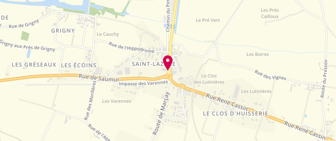 Plan de Le Saint Lazare, 27 Bis avenue Saint-Lazare, 37500 Chinon
