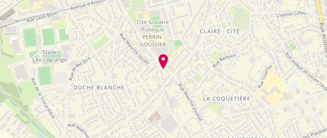 Plan de RAYE Christophe, 5 Rue du Chateau de Reze, 44400 Rezé