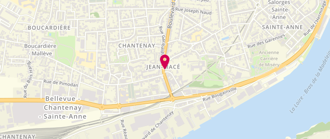Plan de Le Jean Mace, 36 Boulevard de la Liberté, 44100 Nantes