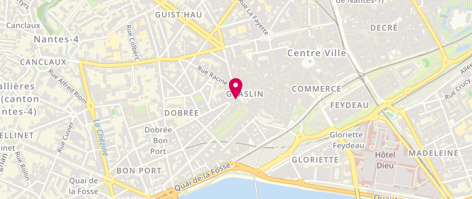 Plan de Le Graslin, 1 Rue Gresset, 44000 Nantes