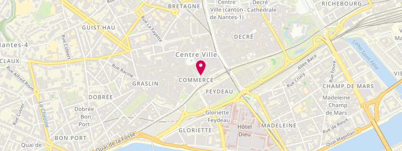 Plan de La Coquille, 2 place du Commerce, 44000 Nantes