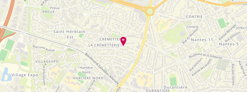 Plan de La Crémetterie, 41 avenue de la Jonquière, 44800 Saint-Herblain