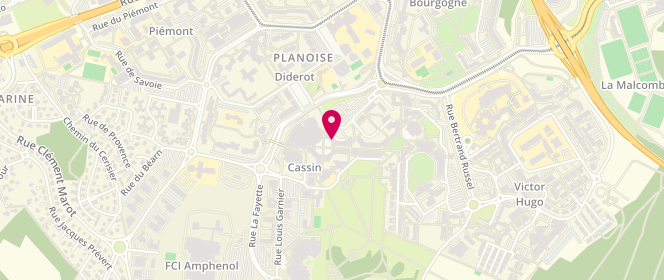 Plan de Le Cassin, 2 place René Cassin, 25000 Besançon