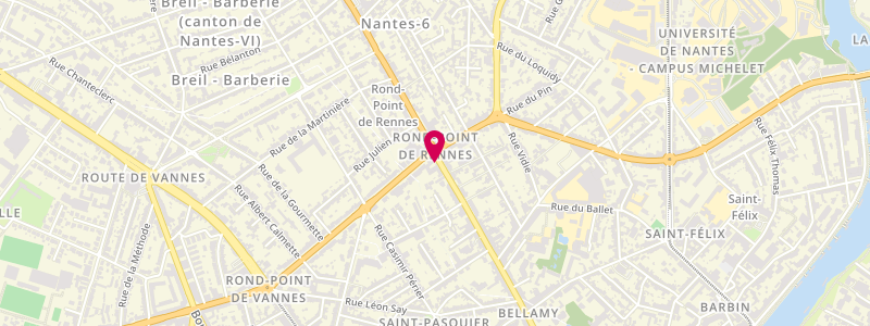 Plan de Le Diplomate, 221 Rue Paul Bellamy, 44000 Nantes