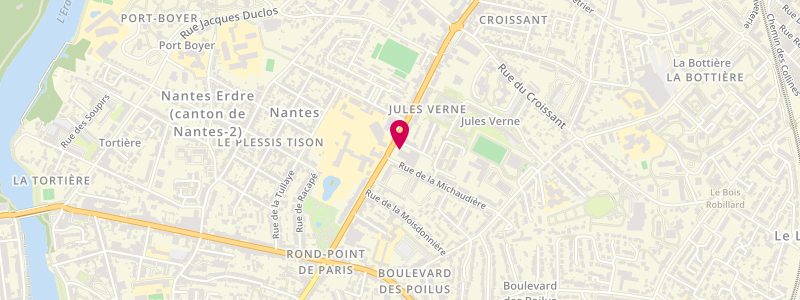 Plan de Mag Presse, 46 Boulevard Jules Verne, 44300 Nantes