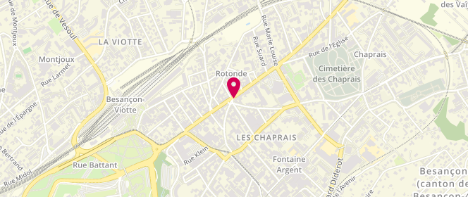 Plan de Le Totem, 32 Rue de Belfort, 25000 Besançon