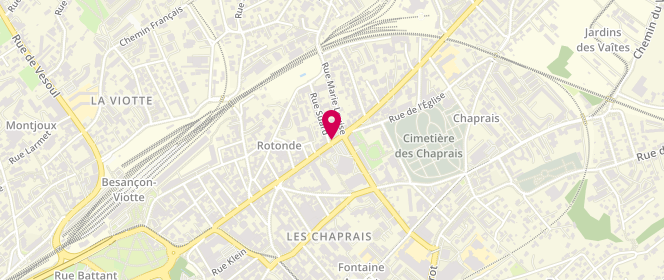 Plan de le Fontenoy, 61 Rue de Belfort, 25000 Besançon