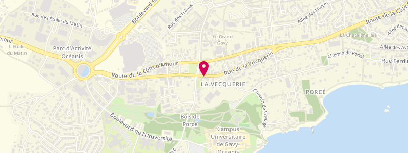 Plan de La Vecquerie, 45 Rue de la Vecquerie, 44600 Saint-Nazaire